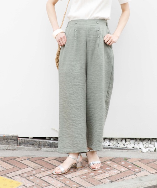 flower(フラワー)の「サンドマリンパンツ(その他パンツ・レディース・ブラウン/カーキ・FREE)」の4枚目の写真