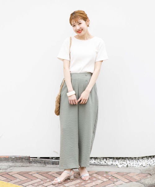 flower(フラワー)の「サンドマリンパンツ(その他パンツ・レディース・ブラウン/カーキ・FREE)」の6枚目の写真