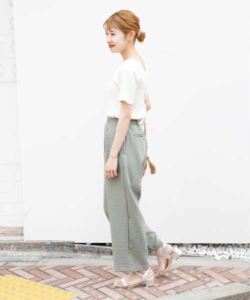 flower(フラワー)の「サンドマリンパンツ(その他パンツ・レディース・ブラウン/カーキ・FREE)」の8枚目の写真