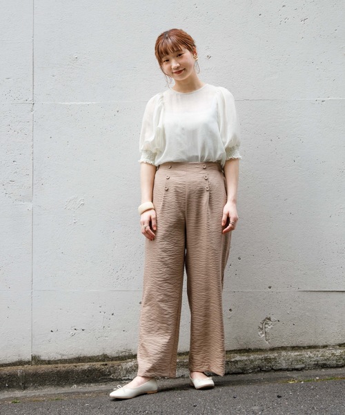 flower(フラワー)の「サンドマリンパンツ(その他パンツ・レディース・ブラウン/カーキ・FREE)」の9枚目の写真