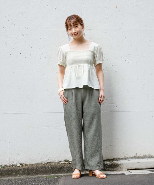 flower(フラワー)の「サンドマリンパンツ(その他パンツ・レディース・ブラウン/カーキ・FREE)」の10枚目の写真