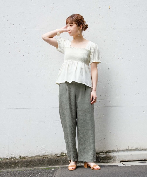 flower(フラワー)の「サンドマリンパンツ(その他パンツ・レディース・ブラウン/カーキ・FREE)」の11枚目の写真