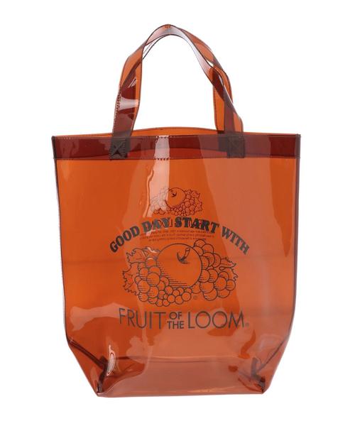FRUIT OF THE LOOM(フルーツオブザルーム)の「・【FRUIT OF THE LOOM】 クリアトート*(トートバッグ・レディース・ブラック/ブラウン・FREE)」の4枚目の写真