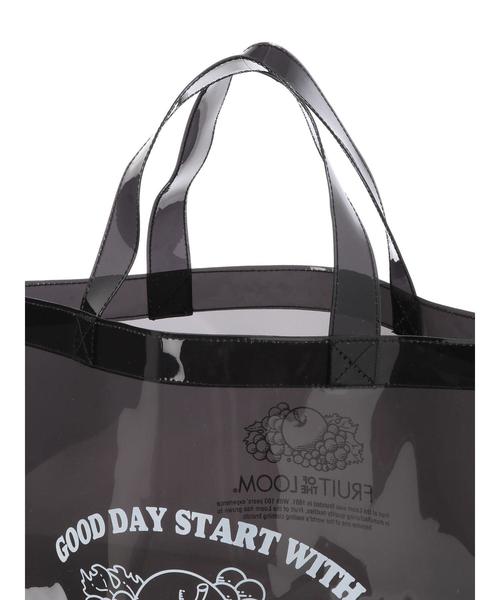 FRUIT OF THE LOOM(フルーツオブザルーム)の「・【FRUIT OF THE LOOM】 クリアトート*(トートバッグ・レディース・ブラック/ブラウン・FREE)」の9枚目の写真