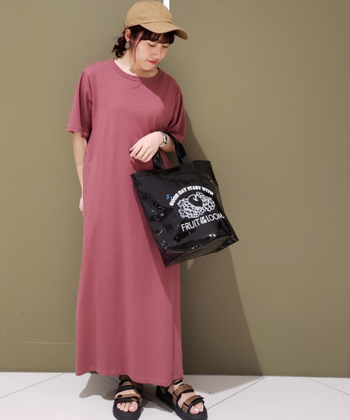 FRUIT OF THE LOOM(フルーツオブザルーム)の「・【FRUIT OF THE LOOM】 クリアトート*(トートバッグ・レディース・ブラック/ブラウン・FREE)」の14枚目の写真