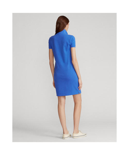 POLO RALPH LAUREN(ポロ ラルフ ローレン)の「コットン メッシュ ポロドレス(ワンピース・レディース・ブルー・SMALL/MEDIUM/X-SMALL/L)」の9枚目の写真