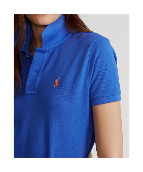POLO RALPH LAUREN(ポロ ラルフ ローレン)の「コットン メッシュ ポロドレス(ワンピース・レディース・ブルー・SMALL/MEDIUM/X-SMALL/L)」の8枚目の写真