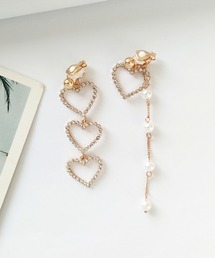 アクリルパーツ ミックス デザインイヤリング
