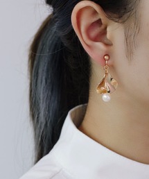 アクリルパーツ ミックス デザインイヤリング