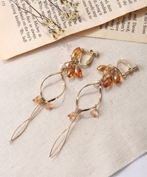 アクリルパーツ ミックス デザインイヤリング