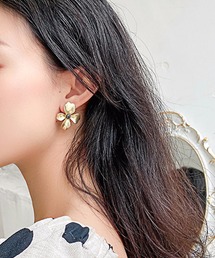 アクリルパーツ ミックス デザインイヤリング