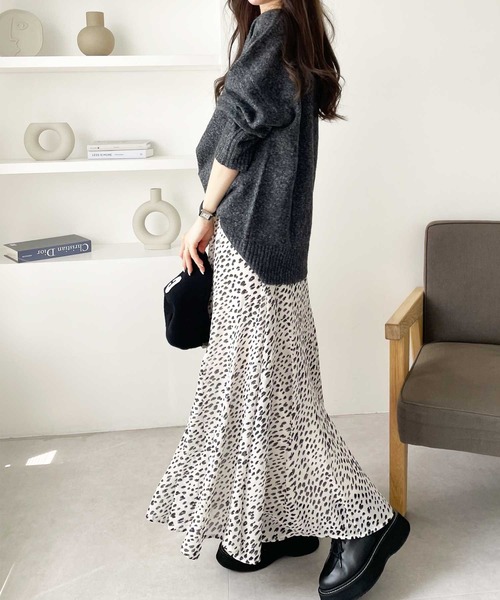 GeeRA（ジーラ）の「【5サイズ展開】マーメイドフレアーロングスカート