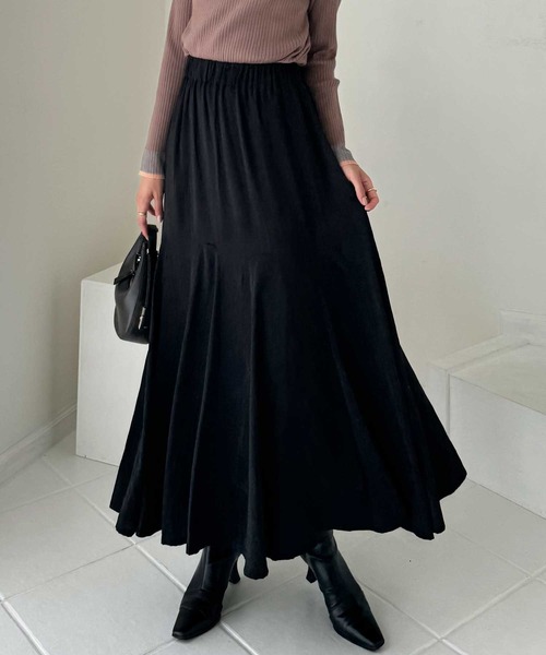 GeeRA(ジーラ)の「【5サイズ展開】オンオフ着られる マーメイドフレアーロングスカート(スカート・レディース・アニマル/ホワイト/モカ/その他/オレンジ/ブラック系その他/グレイッシュベージュ/チャコール/ブラック/ダークブラウン/チェック/グレー系その他/アイボリー/ブラック系その他2・SMALL/X-LARGE/MEDIUM/LARGE/XX-LARGE)」の21枚目の写真