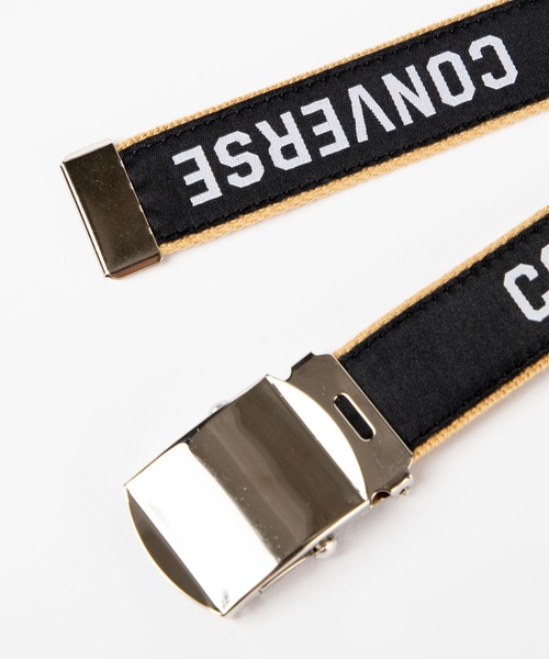 CONVERSE（コンバース）の「WEGO/CONVERSE ジャガードテープガチャベルト（ベルト・メンズ・ベージュ/ホワイト/ブラック・FREE）」の9枚目の写真