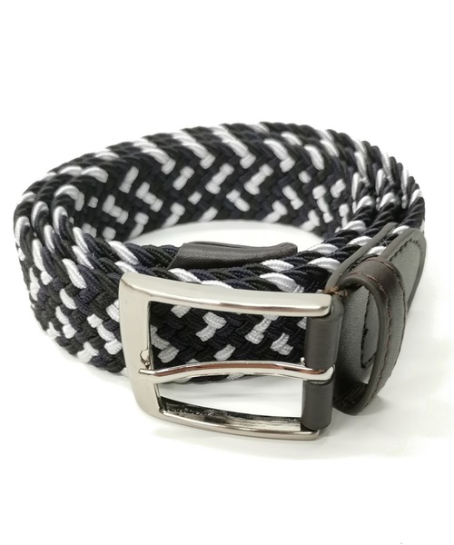 ADMIX/ATELIER SAB MEN（アドミックスアトリエサブメン）の「伸縮 ゴム メッシュ ベルト（ベルト・メンズ・イエロー系その他/ブラック系その他/ベージュ系その他/パープル系その他/ブルー系その他・FREE）」の4枚目の写真