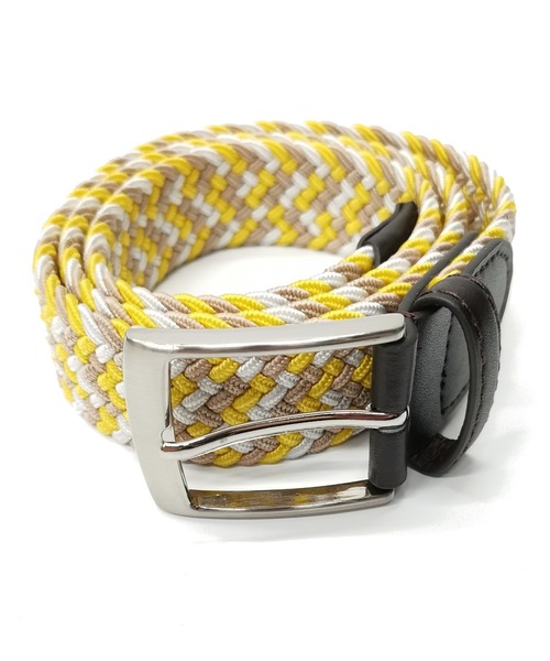 ADMIX/ATELIER SAB MEN（アドミックスアトリエサブメン）の「伸縮 ゴム メッシュ ベルト（ベルト・メンズ・イエロー系その他/ブラック系その他/ベージュ系その他/パープル系その他/ブルー系その他・FREE）」の5枚目の写真