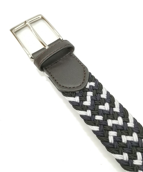 ADMIX/ATELIER SAB MEN（アドミックスアトリエサブメン）の「伸縮 ゴム メッシュ ベルト（ベルト・メンズ・イエロー系その他/ブラック系その他/ベージュ系その他/パープル系その他/ブルー系その他・FREE）」の6枚目の写真