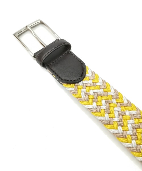 ADMIX/ATELIER SAB MEN（アドミックスアトリエサブメン）の「伸縮 ゴム メッシュ ベルト（ベルト・メンズ・イエロー系その他/ブラック系その他/ベージュ系その他/パープル系その他/ブルー系その他・FREE）」の22枚目の写真