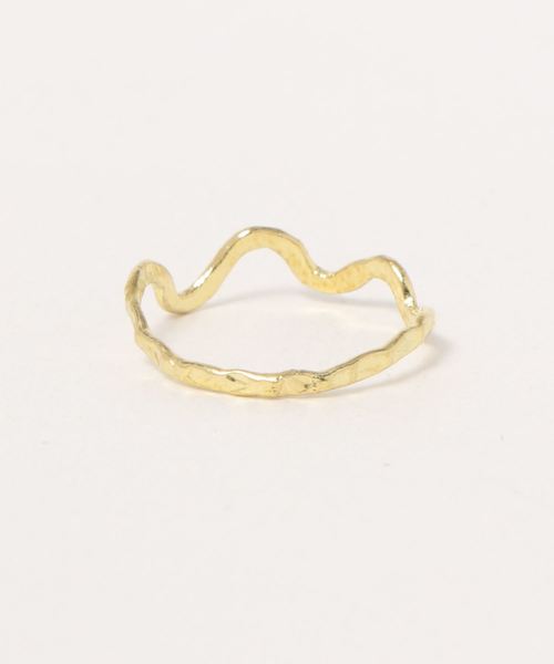 tone（トーン）の「【V&SSS】mermaid wave ring（リング・レディース・ゴールド・1号/3号/5号/7号/9号/11号/13号/15号/18号）」の2枚目の写真