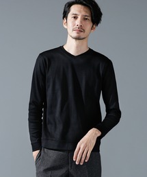 NANO universe | FORMAL JERSEY Ⅴネックカットソー　長袖(Tシャツ/カットソー)