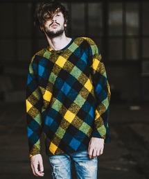 ニット セーター チェック柄 の人気ランキング メンズ Zozotown