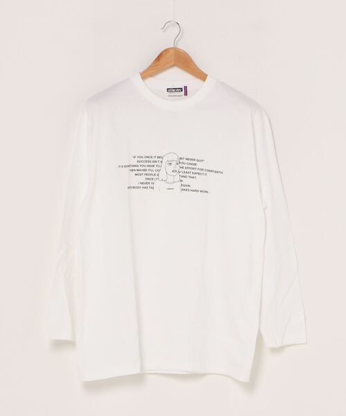 DOUBLE STEAL（ダブルスティール）の「Rakugaki Girl 長袖Tシャツ（Tシャツ/カットソー・メンズ・ホワイト/ブラック/グリーン・MEDIUM/LARGE/X-LARGE）」の5枚目の写真