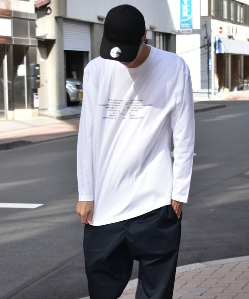 DOUBLE STEAL（ダブルスティール）の「Rakugaki Girl 長袖Tシャツ（Tシャツ/カットソー・メンズ・ホワイト/ブラック/グリーン・MEDIUM/LARGE/X-LARGE）」の9枚目の写真