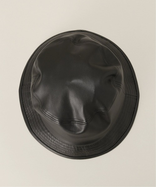 VLANK（ブランク）の「【VLANK / ブランク】 F.LEATHER BUCKET HAT（ハット・メンズ・ブラック・FREE）」の5枚目の写真