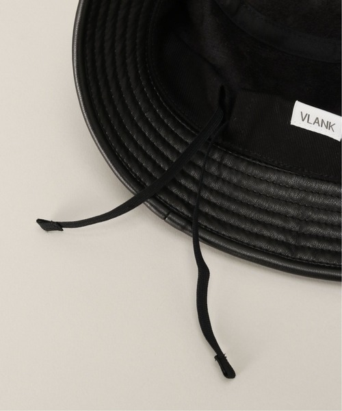 VLANK（ブランク）の「【VLANK / ブランク】 F.LEATHER BUCKET HAT（ハット・メンズ・ブラック・FREE）」の7枚目の写真