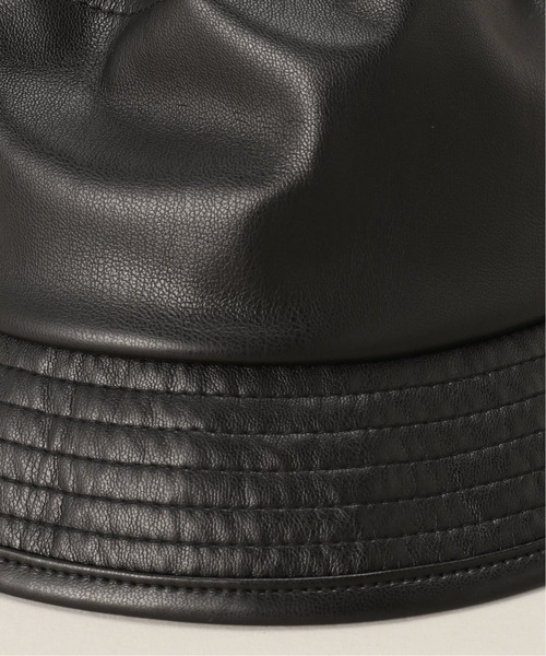VLANK（ブランク）の「【VLANK / ブランク】 F.LEATHER BUCKET HAT（ハット・メンズ・ブラック・FREE）」の9枚目の写真