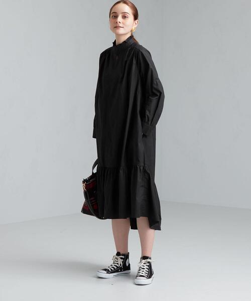 green label relaxing（グリーンレーベルリラクシング）の「★SC SECOND FEMAIL ワンピース（ワンピース・レディース・ブラック/ベージュ・MEDIUM）」の2枚目の写真