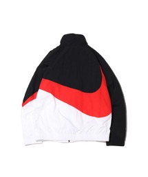 2XL●送料無料 NIKE HBR STMT ウーブンジャケット ピンク 灰 黒 AR3133-668 ウィンドブレーカー anrk アノラック BIG ビッグスウッシュ NIKE（ナイキ）の「NIKE AS M NSW HBR JKT WVN STMT &frasl; ナイキ