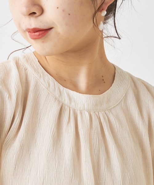 Chico（チコ）の「サイドリボンニットベスト付きプリーツロングワンピース（ワンピース・レディース・アイボリー/ミント/ホワイト・FREE）」の20枚目の写真