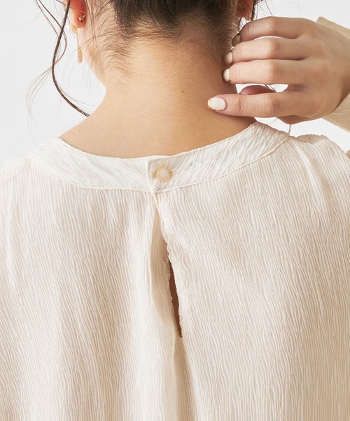 Chico（チコ）の「サイドリボンニットベスト付きプリーツロングワンピース（ワンピース・レディース・アイボリー/ミント/ホワイト・FREE）」の21枚目の写真