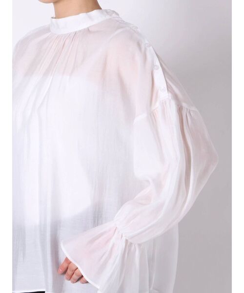 MERCURYDUO（マーキュリーデュオ）の「2WAYオープンショルダーブラウス（シャツ/ブラウス・レディース・オフホワイト/ピンク/ベージュ・FREE）」の14枚目の写真