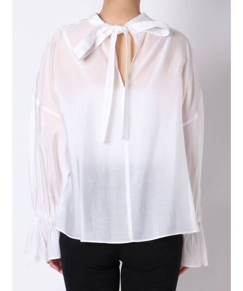 MERCURYDUO（マーキュリーデュオ）の「2WAYオープンショルダーブラウス（シャツ/ブラウス・レディース・オフホワイト/ピンク/ベージュ・FREE）」の18枚目の写真