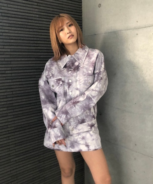 【新品未開封❣️】ENVYM タイダイデニムセットアップ ブルー ENVYM デニムセットアップ - メルカリ