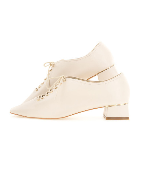 RANDA（ランダ）の「ソフト レースアップシューズ（ドレスシューズ・レディース・ベージュ/ブラウン/アイボリー・M/LL/S/L）」の11枚目の写真