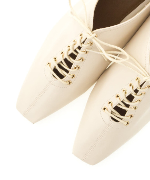 RANDA（ランダ）の「ソフト レースアップシューズ（ドレスシューズ・レディース・ベージュ/ブラウン/アイボリー・M/LL/S/L）」の13枚目の写真