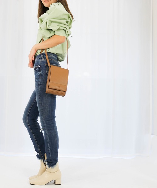 Per sist ence(パーシエンス)の「エコバッグ付ミニショルダー(ショルダーバッグ・レディース・ライトグレー/ブラック/サックスブルー/ブラウン系その他・FREE)」の21枚目の写真