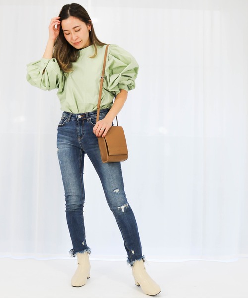 Per sist ence(パーシエンス)の「エコバッグ付ミニショルダー(ショルダーバッグ・レディース・ライトグレー/ブラック/サックスブルー/ブラウン系その他・FREE)」の22枚目の写真