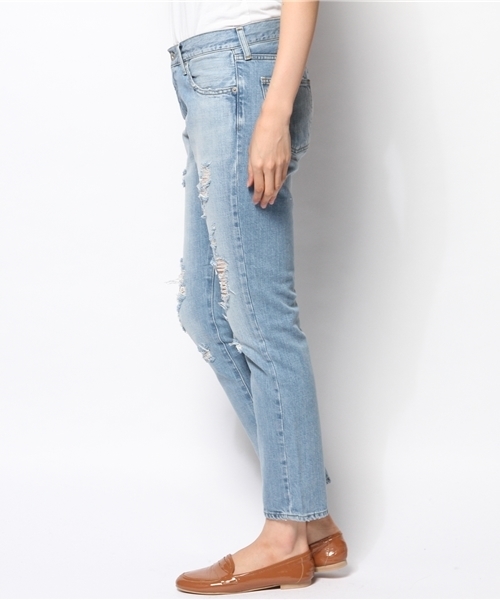 JOURNAL STANDARD（ジャーナルスタンダード）の「11.5OZデニムダメージ5PKパンツ #（デニムパンツ・レディース・ブラック/ネイビー・36/38/34/40）」の9枚目の写真