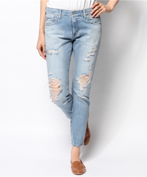 JOURNAL STANDARD（ジャーナルスタンダード）の「11.5OZデニムダメージ5PKパンツ #（デニムパンツ・レディース・ブラック/ネイビー・36/38/34/40）」の11枚目の写真