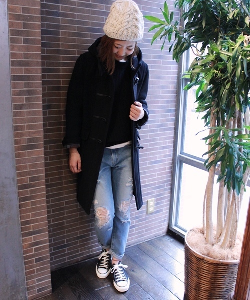 JOURNAL STANDARD（ジャーナルスタンダード）の「11.5OZデニムダメージ5PKパンツ #（デニムパンツ・レディース・ブラック/ネイビー・36/38/34/40）」の13枚目の写真