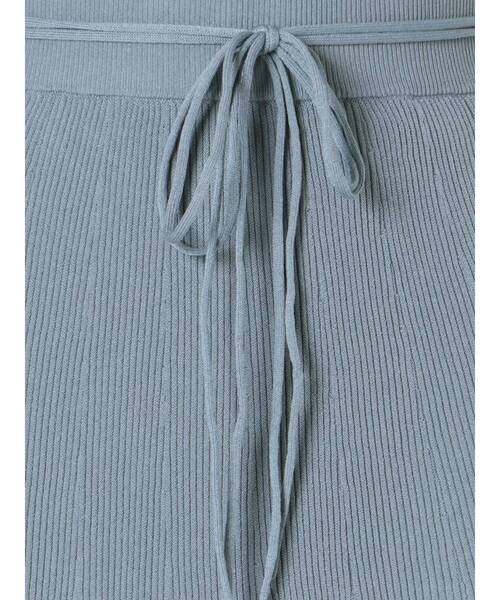 LAGUNAMOON(ラグナムーン)の「ティアードニットスカート【セットアップ着用可能】(スカート・レディース・ベージュ/ブラック/ブルー・SMALL/MEDIUM)」の21枚目の写真