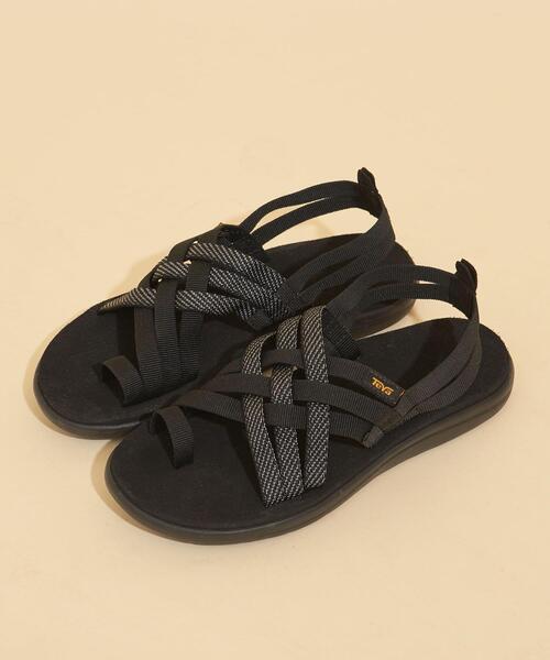 Teva（テバ）の「＜Teva(テバ)＞∴VOYA STRAPPY ボヤストラッピー サンダル ◆（サンダル・レディース・ブラック/オフホワイト・6/8/5/7）」の4枚目の写真