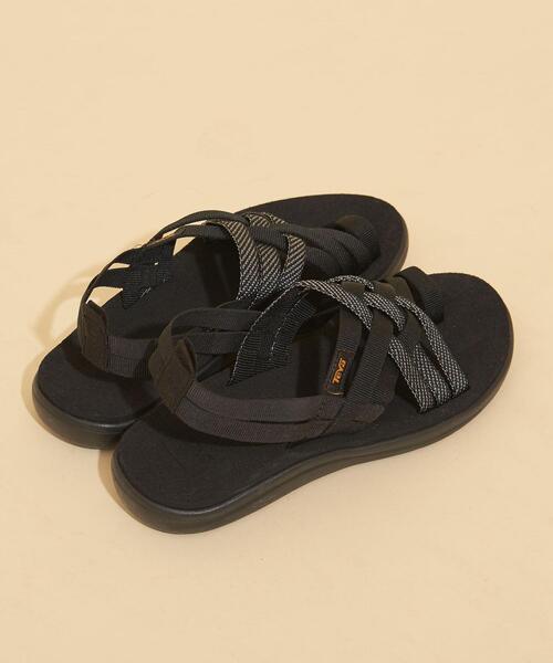 Teva（テバ）の「＜Teva(テバ)＞∴VOYA STRAPPY ボヤストラッピー サンダル ◆（サンダル・レディース・ブラック/オフホワイト・6/8/5/7）」の6枚目の写真