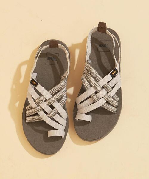 Teva（テバ）の「＜Teva(テバ)＞∴VOYA STRAPPY ボヤストラッピー サンダル ◆（サンダル・レディース・ブラック/オフホワイト・6/8/5/7）」の10枚目の写真