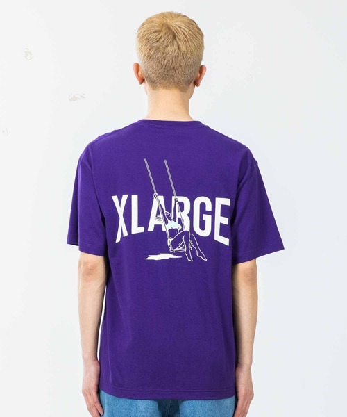 ニュージーランド限定‼️XLARGE パープル Tシャツ Mサイズ キャラクター XLARGE パープル Tシャツ Mサイズ - メルカリ