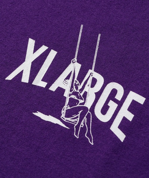 XLARGE（エクストララージ）の「S/S TEE SWING（Tシャツ/カットソー・メンズ・パープル/ブラック/ホワイト・M/S/XL/L）」の5枚目の写真